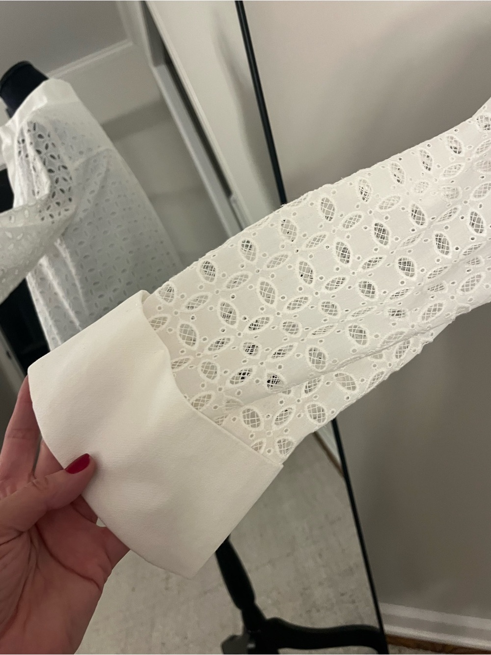 Tuckernuck White Eyelet Midi Tunic Dress - Picture 3 of 10
